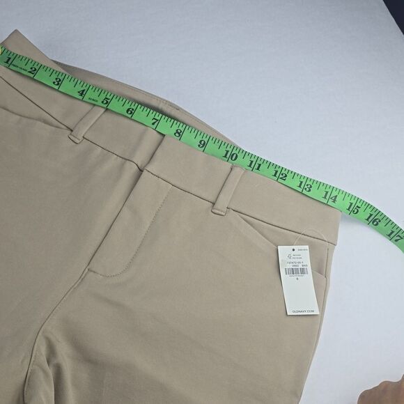 Old Navy -1326 NWT High-Waisted Pixie Skinny Ankle Pants Mocha Taffy Beige Sz 6 - Picture 7 of 11